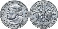 Deutschland - Drittes Reich 5 Mark 1933 A 5 Reichsmark Luther sehr sch&ouml;n... 120,00 EUR  + 10,00 EUR frais d'envoi
