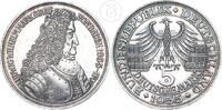 Deutschland BRD 5 DM 1955 G Markgraf von Baden vorz&uuml;glich, leicht berieben 100,00 EUR  + 10,00 EUR frais d'envoi
