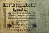 Germany one million mark 1923 Maria Reichsmark stamp VF