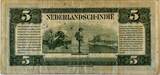 Nederlands-Indië vijf gulden 1943 VF