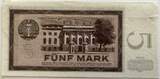 DDR five mark 1964 AU