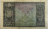 Spain 25 peseta 1940 VF