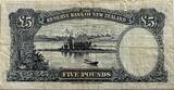 New-Zealand five pound ND VF