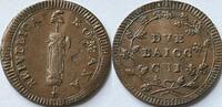 Italian States (Roman Republic) 2 baiocco -