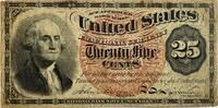 25 cent 1863 United States  SS