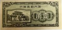 China (The Amoy Industrial bank) ten cent -