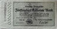 Germany (Berlin Reichsbahn) 500 millionen mark stamps rentenmark -