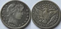 United States 1/4e dollar 1900 VF