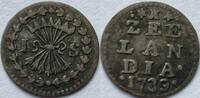 Noordelijke Nederlanden (Zeeland) bezemstuiver 1739 VF