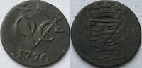 1/2e duit 1770 VOC West-Friesland  SS