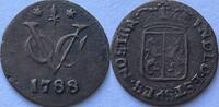 VOC Gelderland 1/2e duit 1788 SS 25,00 EUR  + 4,00 EUR frais d'envoi