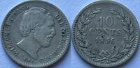 Nederland tien cent 1856 SS 95,00 EUR  + 9,00 EUR frais d'envoi