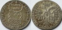 German States (L&uuml;beck) 4 shilling 1728 SS 39,00 EUR  + 9,00 EUR frais d'envoi