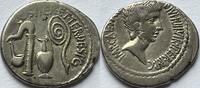 Roman Republic (Italy) denarius ND (37 BC) Gaius Octavius (44-30 BC) rar... 795,00 EUR  + 25,00 EUR frais d'envoi