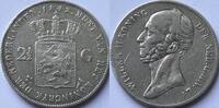Nederland 2,5 gulden 1842 SS-/SS 130,00 EUR  + 16,00 EUR frais d'envoi