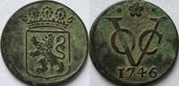 VOC Holland duit 1746 SS 10,00 EUR  + 4,00 EUR frais d'envoi