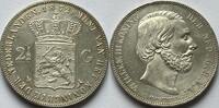 Nederland 2,5 gulden 1872 VZ 99,00 EUR  + 9,00 EUR frais d'envoi