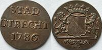 Noordelijke Nederlanden (Utrecht) duit 1786 AU 49,00 EUR  + 9,00 EUR frais d'envoi