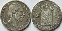Nederland 2,5 gulden 1862 SS- 79,00 EUR  + 9,00 EUR frais d'envoi