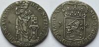 Bataafse Republiek (Utrecht) drie gulden 1795 VZ- 295,00 EUR  + 16,00 EUR frais d'envoi