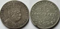 Italian-Eritrea two lire 1890-R cleaned VF