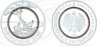 Deutschland Deutschland 5 Euro 2018 G (Karlsruhe) Subtropische Zone st 5 Euro 2018 stempelglanz