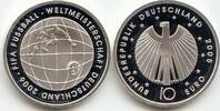 Deutschland 10 Euro BRD 10 Euro Silber 2005 D Fußball-WM Ausgabe III st -