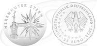 Deutschland 25 Euro BRD 25 Euro 2022 A st Silber Weihnachten - Herrnhuter Stern -