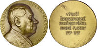 TSCHECHOSLOWAKEI Freunde der Kleinplastik 1957 Medaille - TSCHECHOSLOWAKEI Freunde der Kleinplastik 1957 -