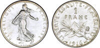 Frankreich 1 Franc 1916 Frankreich vorzüglich-bankfrisch 15,00 EUR prix TTC + 9,90 EUR frais d'envoi