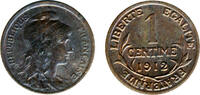 Frankreich 1 Centime 1912 Frankreich sehr schön 2,75 EUR prix TTC + 9,90 EUR frais d'envoi