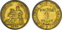 Frankreich 1 Franc 1925 Frankreich vz-unc 2,50 EUR prix TTC + 9,90 EUR frais d'envoi