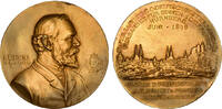 NÜRNBERG Verbandstag des Binnenschifferverbandes 1 Medaille - NÜRNBERG Verbandstag des Binnenschifferverbandes 1898 -