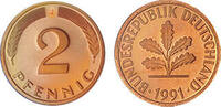 Deutschland 2 Pfennig Deutschland -