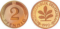Deutschland 2 Pfennig Deutschland -
