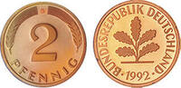 Deutschland 2 Pfennig Deutschland -