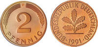 Deutschland 2 Pfennig Deutschland -