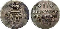 2 Pfennig 1814 Braunschweig(-Wolfenbüttel) Braunschweig(-Wolfenbüttel) sehr schön