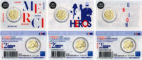 Frankreich 3 x 2 Euro Frankreich -