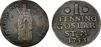 Goslar, Stadt 1 Pfennig Goslar, Stadt -