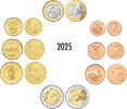 San Marino Euro-KMS 2025 3,88 Euro San Marino Euro-KMS 2025 -