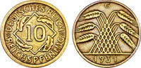 Jaeger 317 10 Reichspfennig Jaeger 317 -