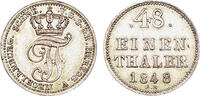 1/48 Taler 1848 Mecklenburg-Schwerin, Herzogtum Mecklenburg-Schwerin, Herzogtum sehr schön +