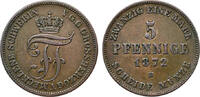 5 Pfennig 1872 Mecklenburg-Schwerin, Herzogtum Mecklenburg-Schwerin, Herzogtum sehr schön +