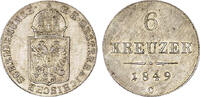 Habsburg 6 Kreuzer 1849 Habsburg sehr sch&ouml;n + 15,00 EUR  + 69,00 EUR frais d'envoi