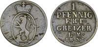 Reuß, älterer Linie zu Obergreiz 1 Pfennig Reuß, älterer Linie zu Obergreiz -