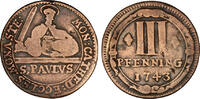 Münster, Domkapitel 3 Pfennig Münster, Domkapitel -