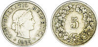 Schweiz 5 Rappen 1885 Schweiz schön - sehr schön 2,50 EUR prix TTC + 9,90 EUR frais d'envoi