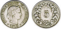 Schweiz 5 Rappen 1913 Schweiz sehr schön 2,50 EUR prix TTC + 9,90 EUR frais d'envoi