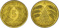 Jaeger 316 5 Reichspfennig 1935 Jaeger 316 sehr schön 1,00 EUR prix TTC + 9,90 EUR frais d'envoi